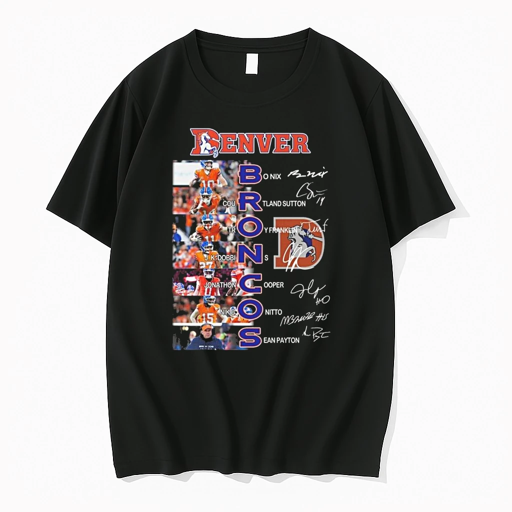 Denver Broncos Nfl Names Players Signatures 2026 Shirts