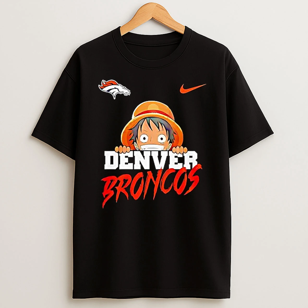 Denver Broncos Nfl One Piece Cartoon Shirts