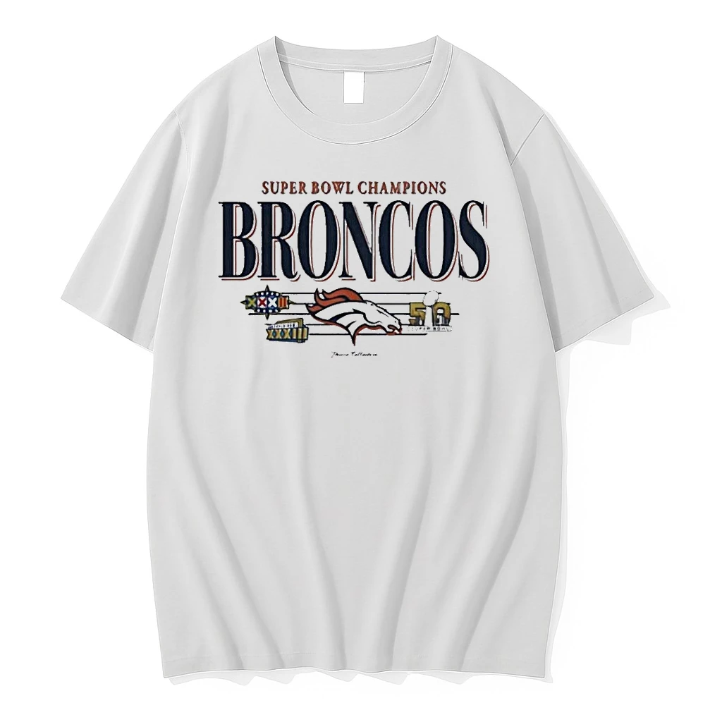 Denver Broncos Super Bowl Champions Xxxii Xxxiii Vintage Shirts