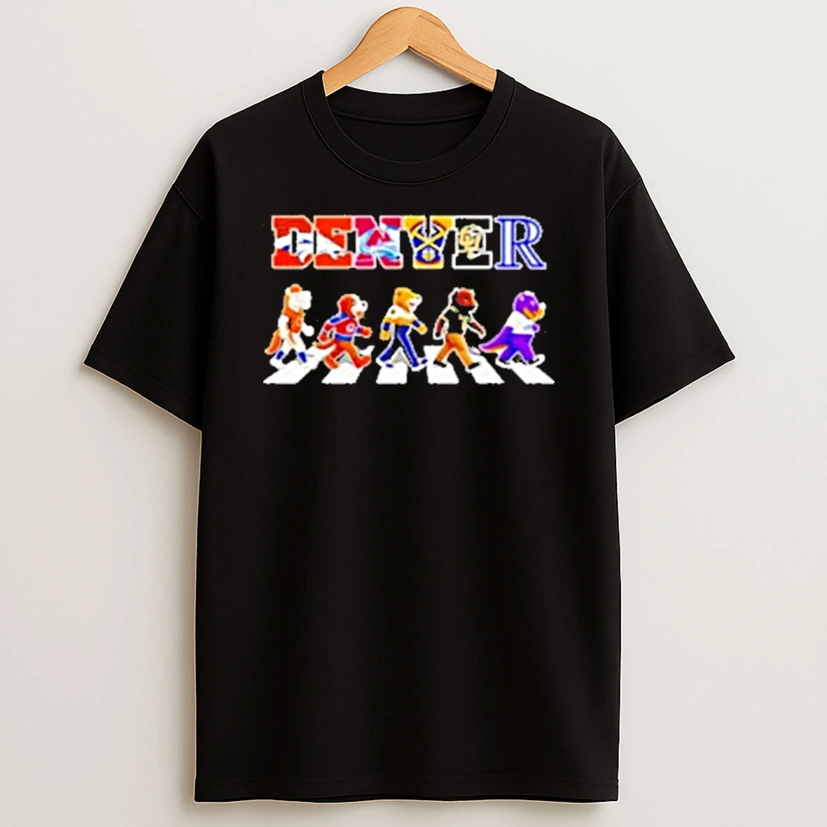 Denver Sports Team Denver Bronco Avalanche Nuggets Buffaloes And Rockies Shirts