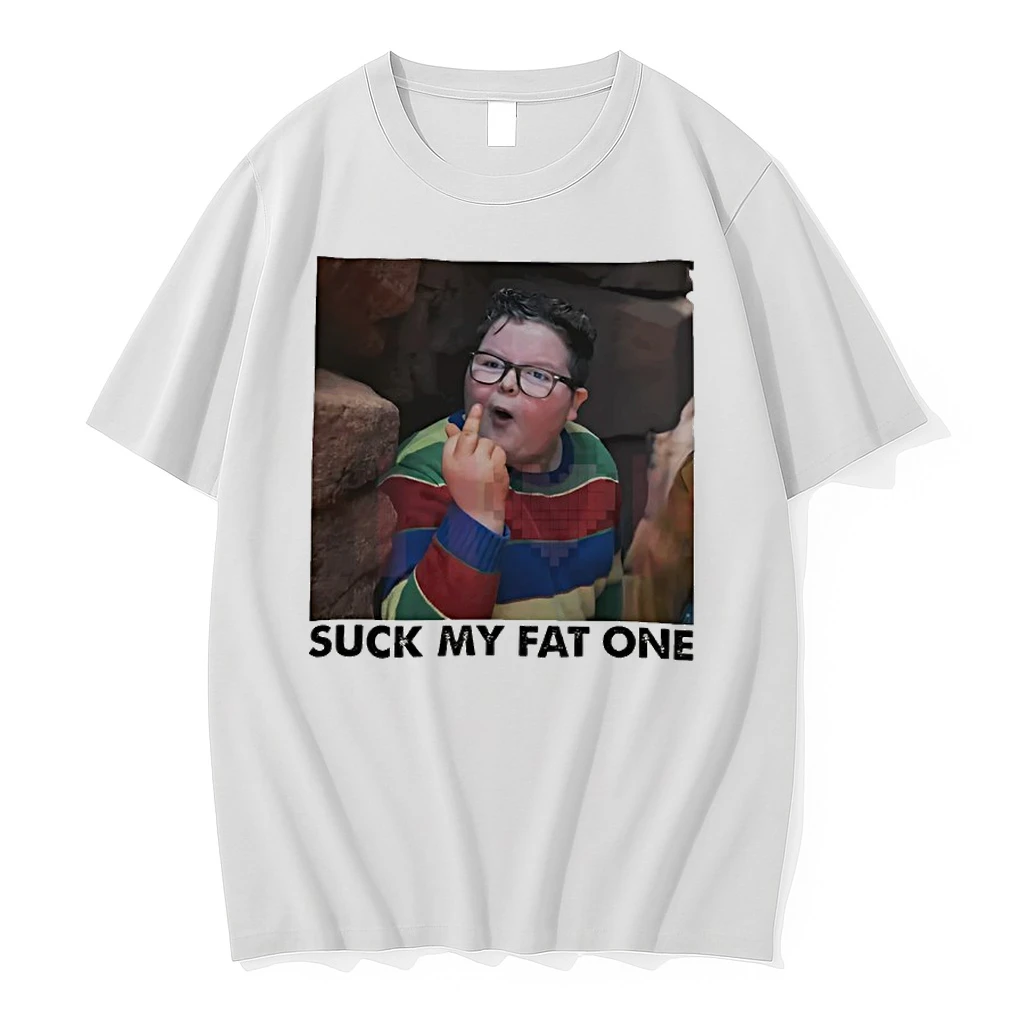 Derek Turnbow Character Stranger Things Suck My Fat One Middle Finger Meme Shirts