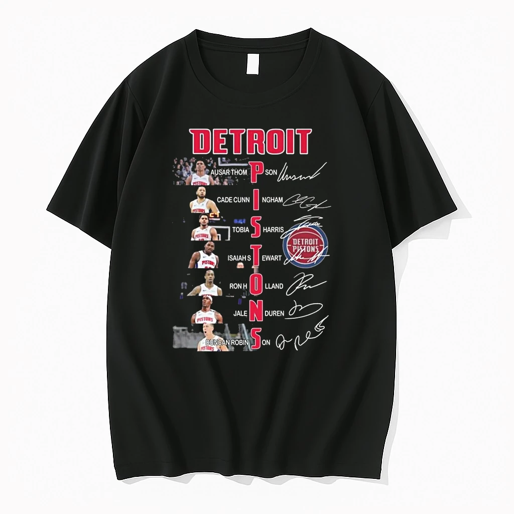 Detroit Pistons Basketball Names Players Signatures 2026 Shirts