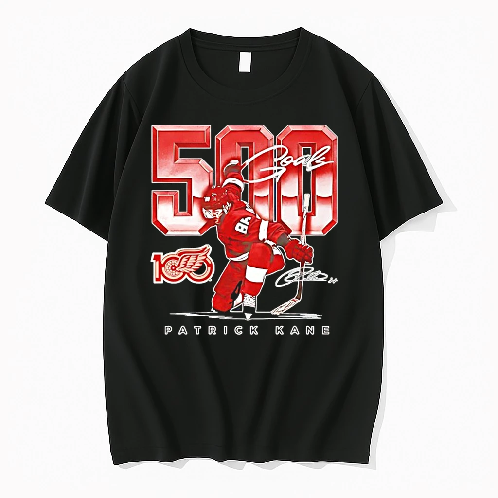 Detroit Red Wings Patrick Kane 500 Goal Signature Shirts