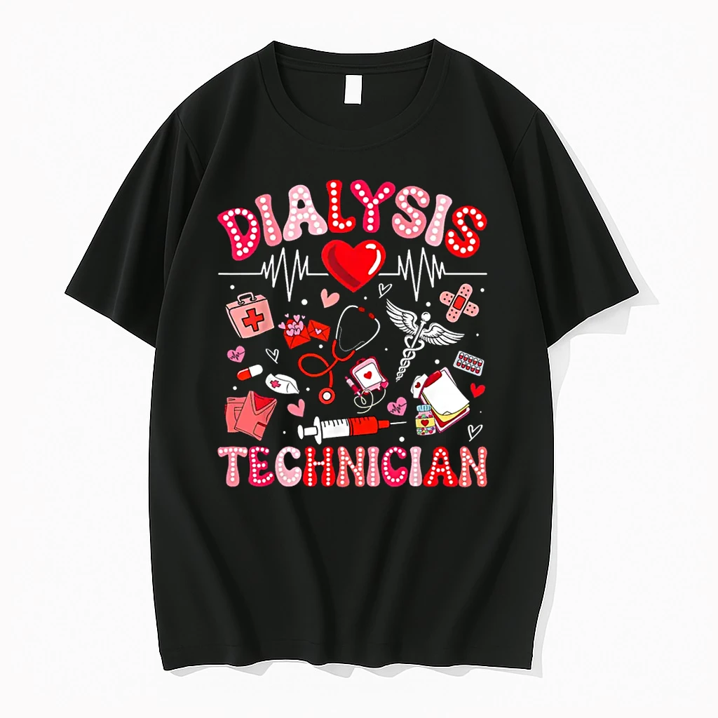 Dialysis Technician Valentine Heart Nurse Rn Cna Shirts