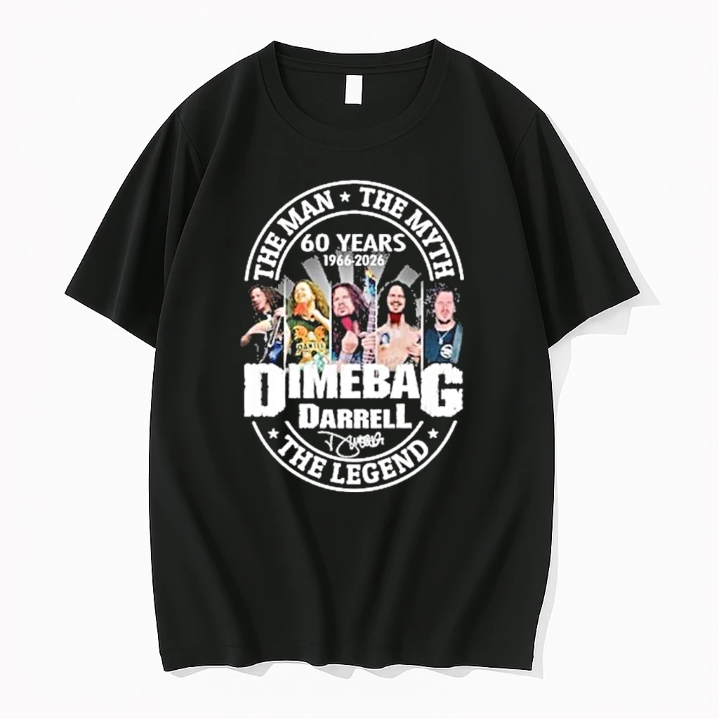 Dimebag Darrell 60 Years 1966 2026 The Man The Myth The Legend Shirts