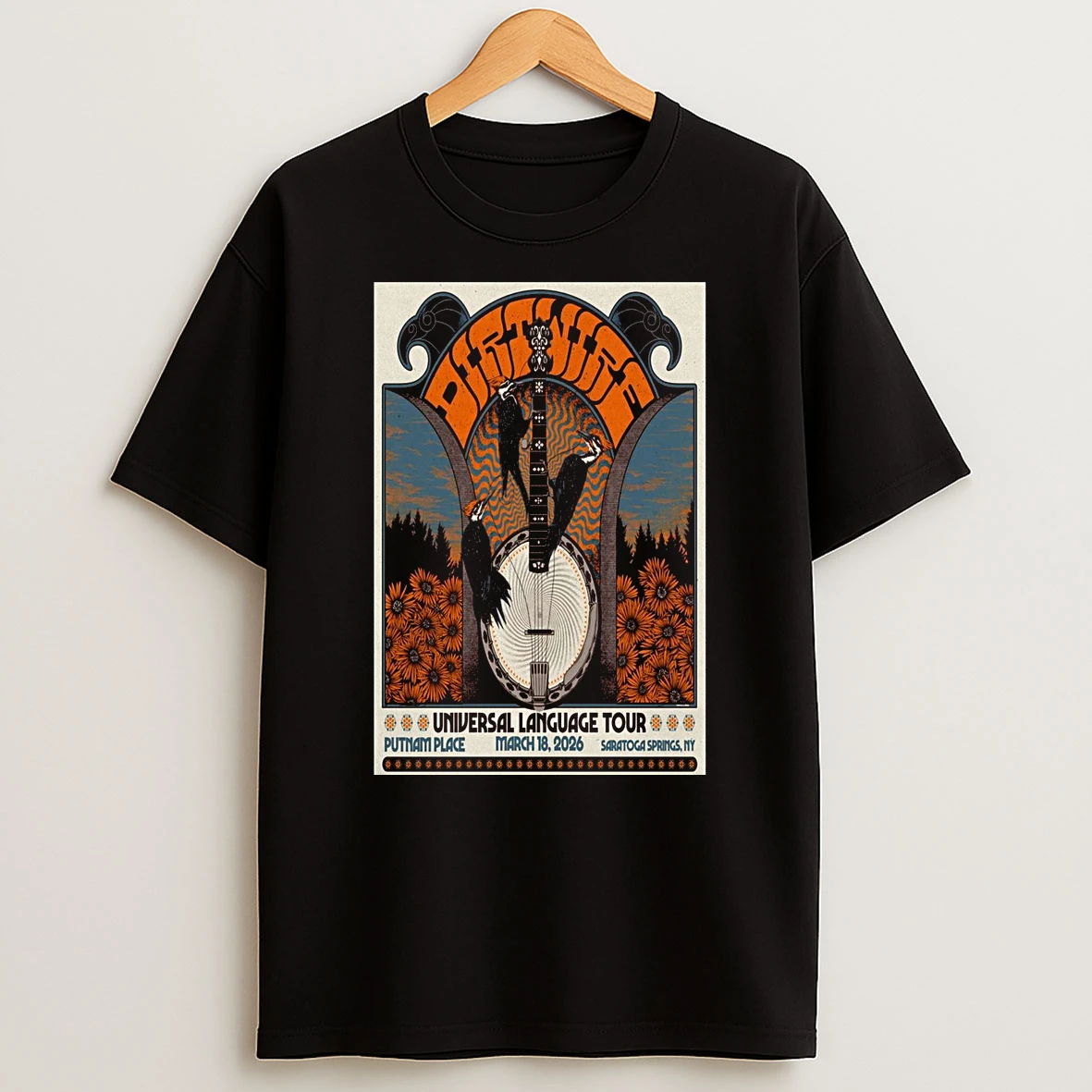 Dirtwire March 18 2026 Putnam Place In Saratoga Springs Ny Shirts