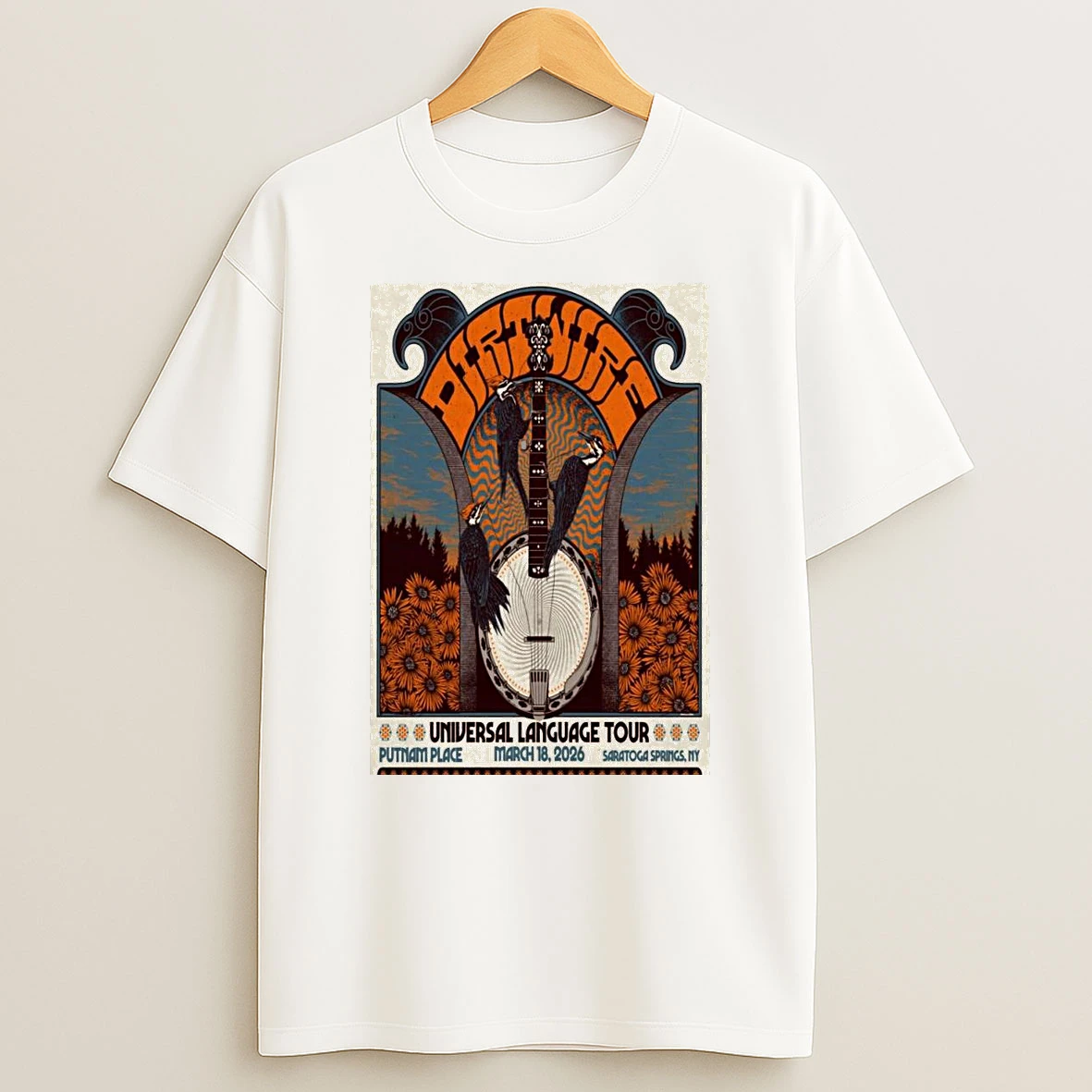 Dirtwire Saratoga Springs Ny 3 18 2026 Shirts
