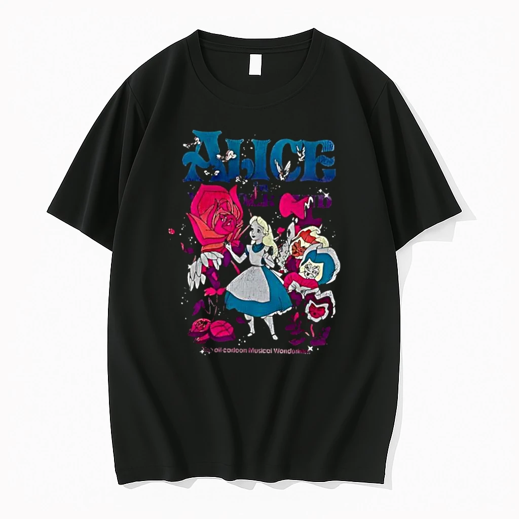 Disney Alice In Wonderland Technicolor Wonderland Retro Shirts