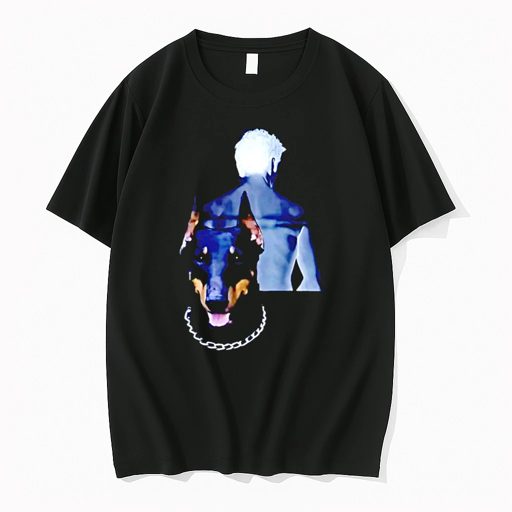 Doberman Portrait And The Man Graphic Shirts