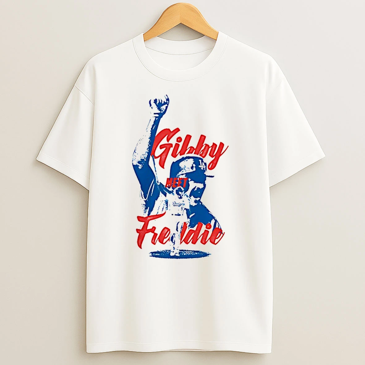 Dodgers Gibby Meet Freddie Championship Shirts