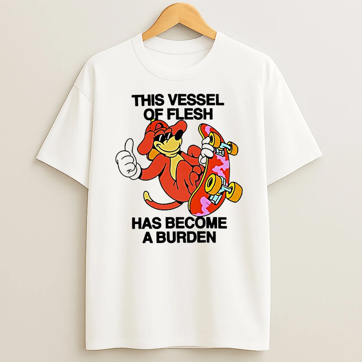 Dog This Vessel Of Flesh Has Become A Burden Shirts