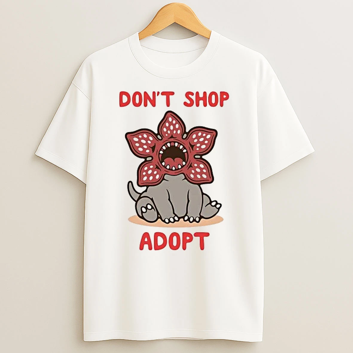 Dont Shop Adopt Demogorgon Stranger Things Shirts