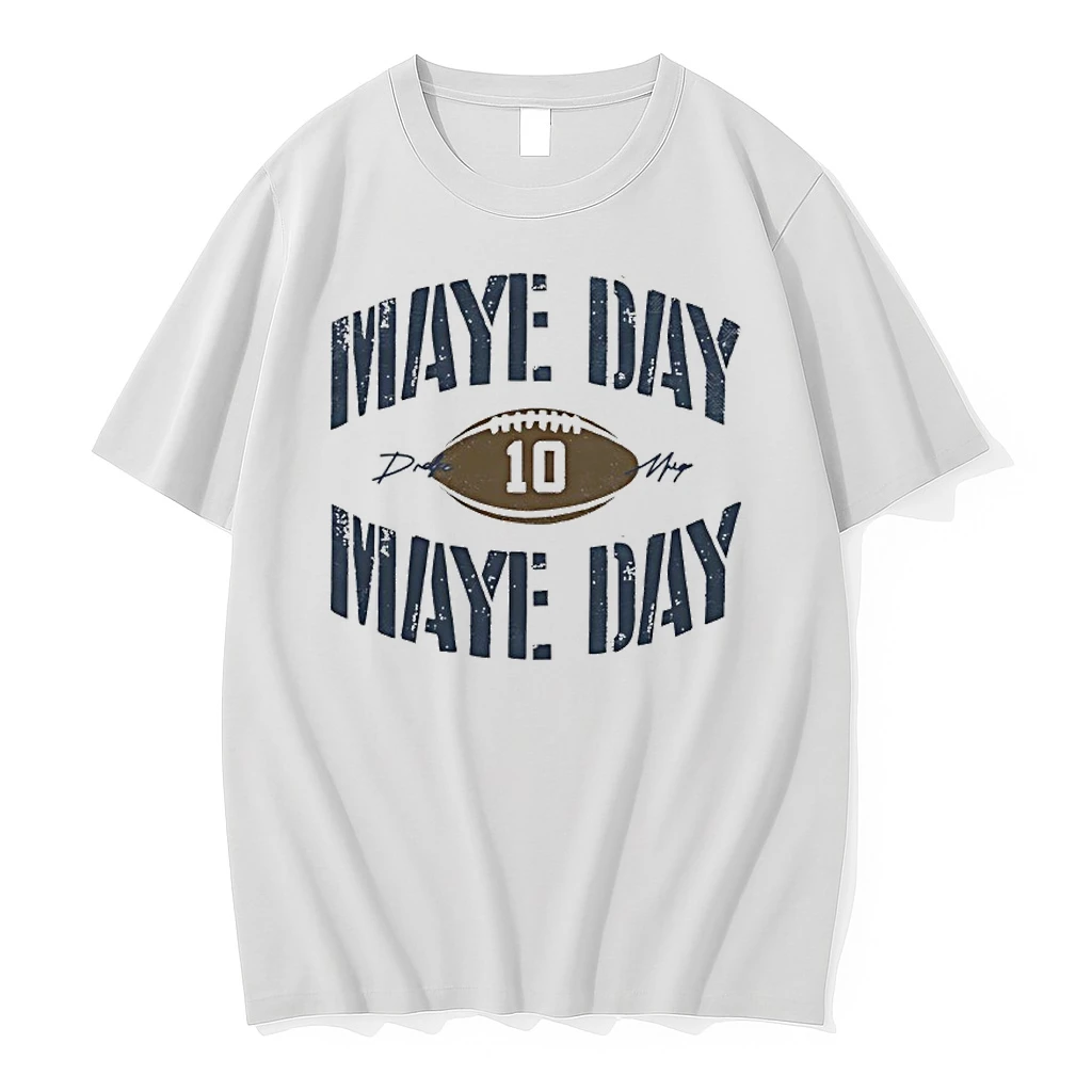 Drake Maye 10 New England Patriots Maye Day Autographed Shirts