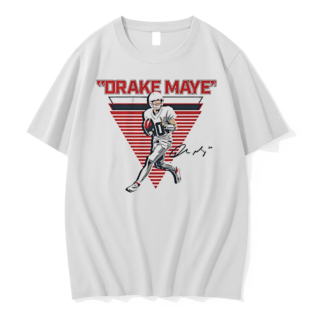 Drake Maye Drake Maye New England Football Signature Shirts