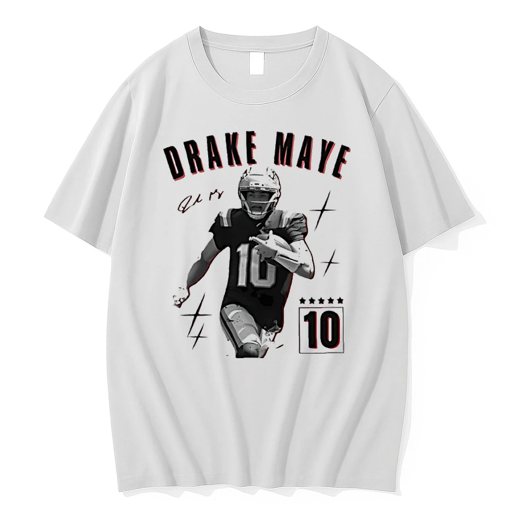 Drake Maye New England Football Signature Graphic Shirts