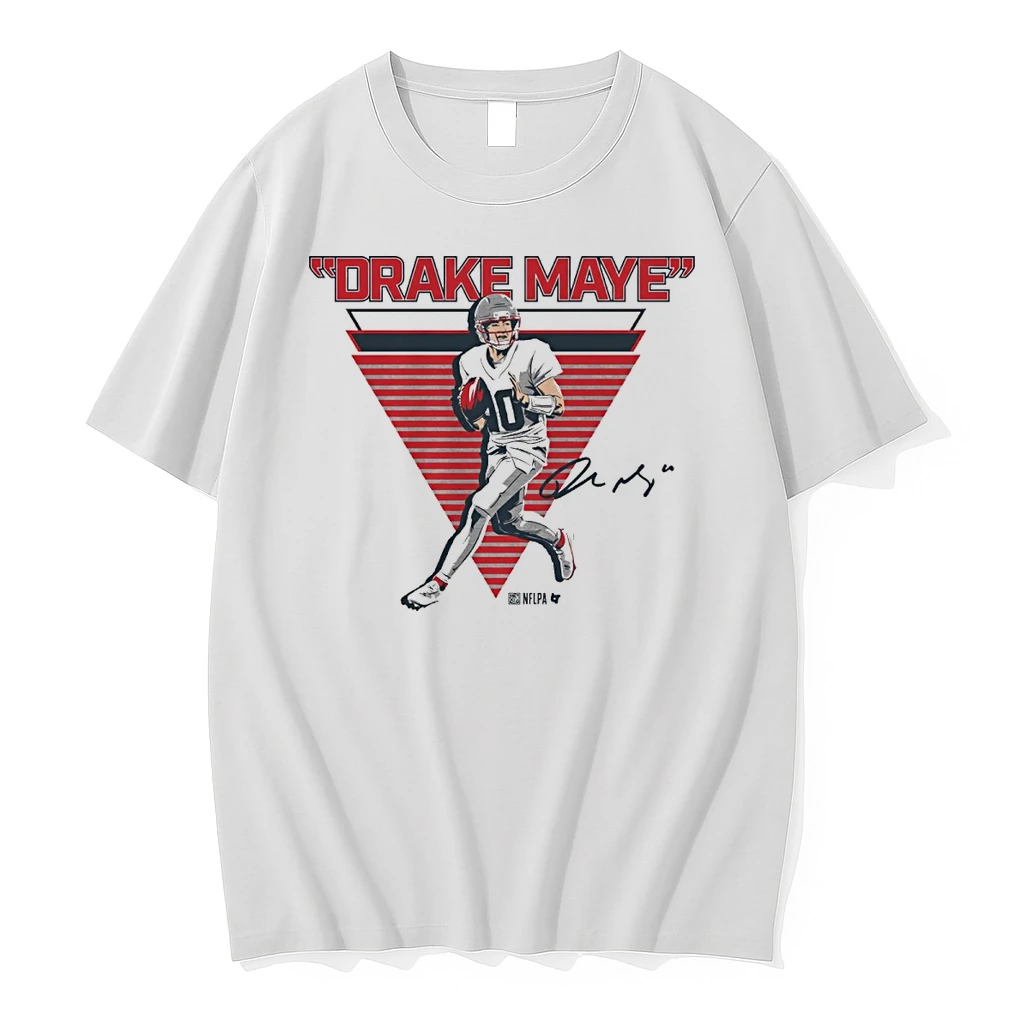 Drake Maye New England Patriots Nfl Drake Maye Signature Shirts