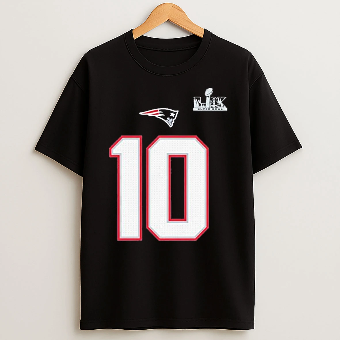 Drake Maye New England Patriots Nike Super Bowl Lx Shirts
