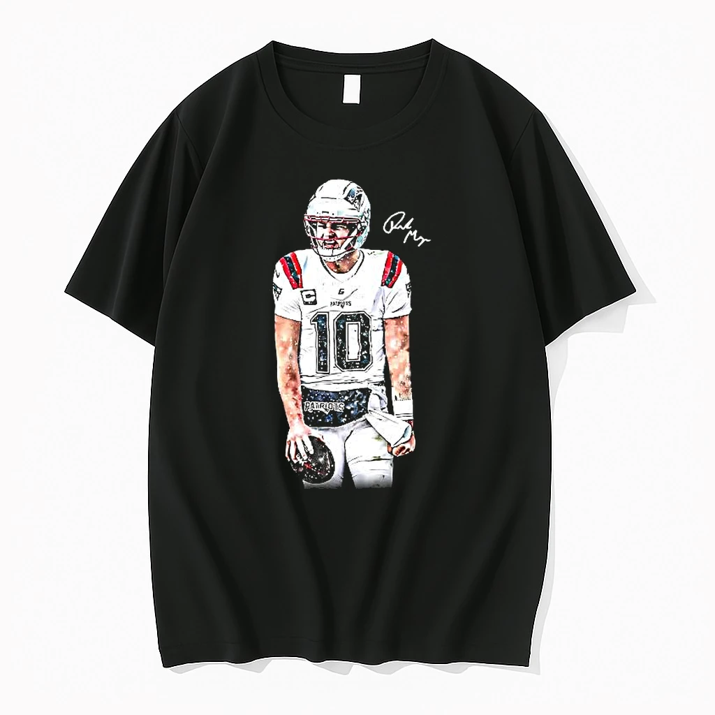 Drake Maye New England Patriots Ice Cold Iceman Signature Woman Shirts