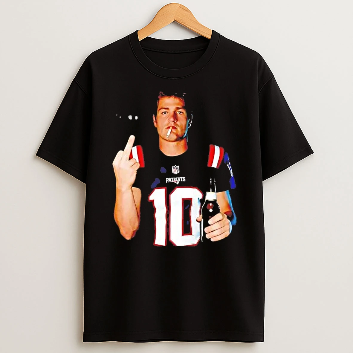 Drake Maye Middle Finger Smoking Shirts