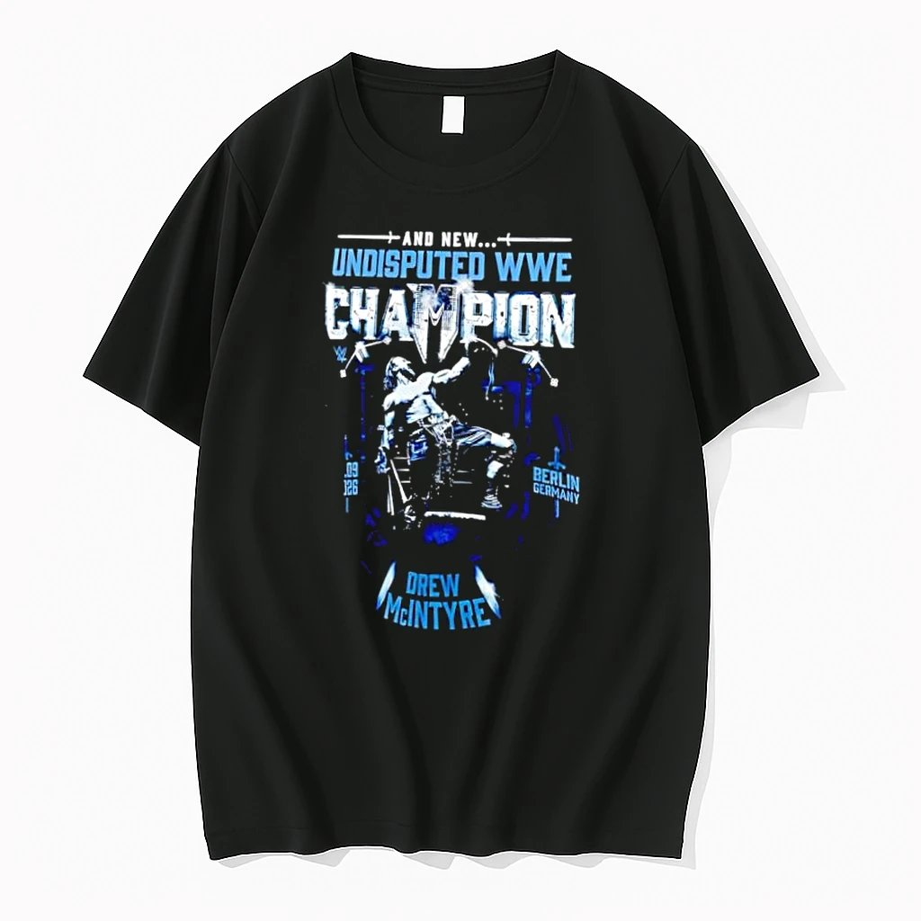 Drew Mcintyre Undisputed Wwe Championship Black Shirts