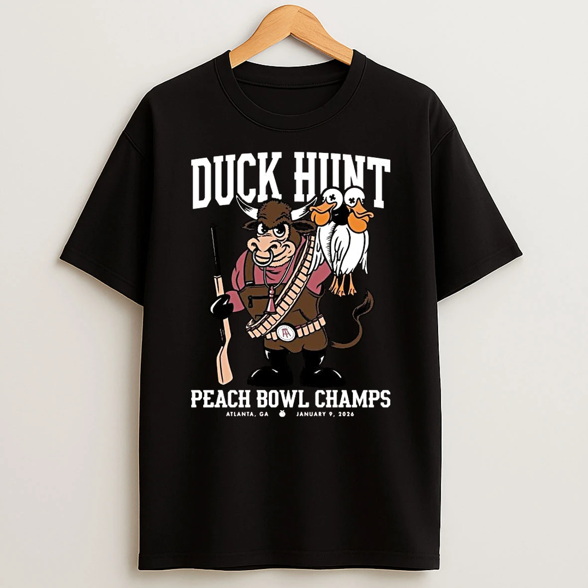 Duck Hunt Peach Bowl Champs Indiana Hoosiers 2026 Shirts