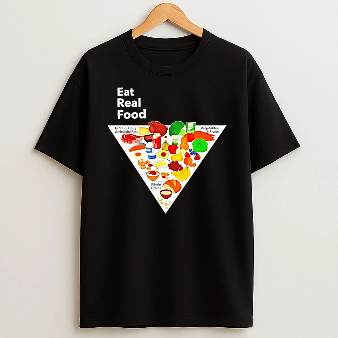 Eat Real Food New Food Pyramid 2026 Shirts