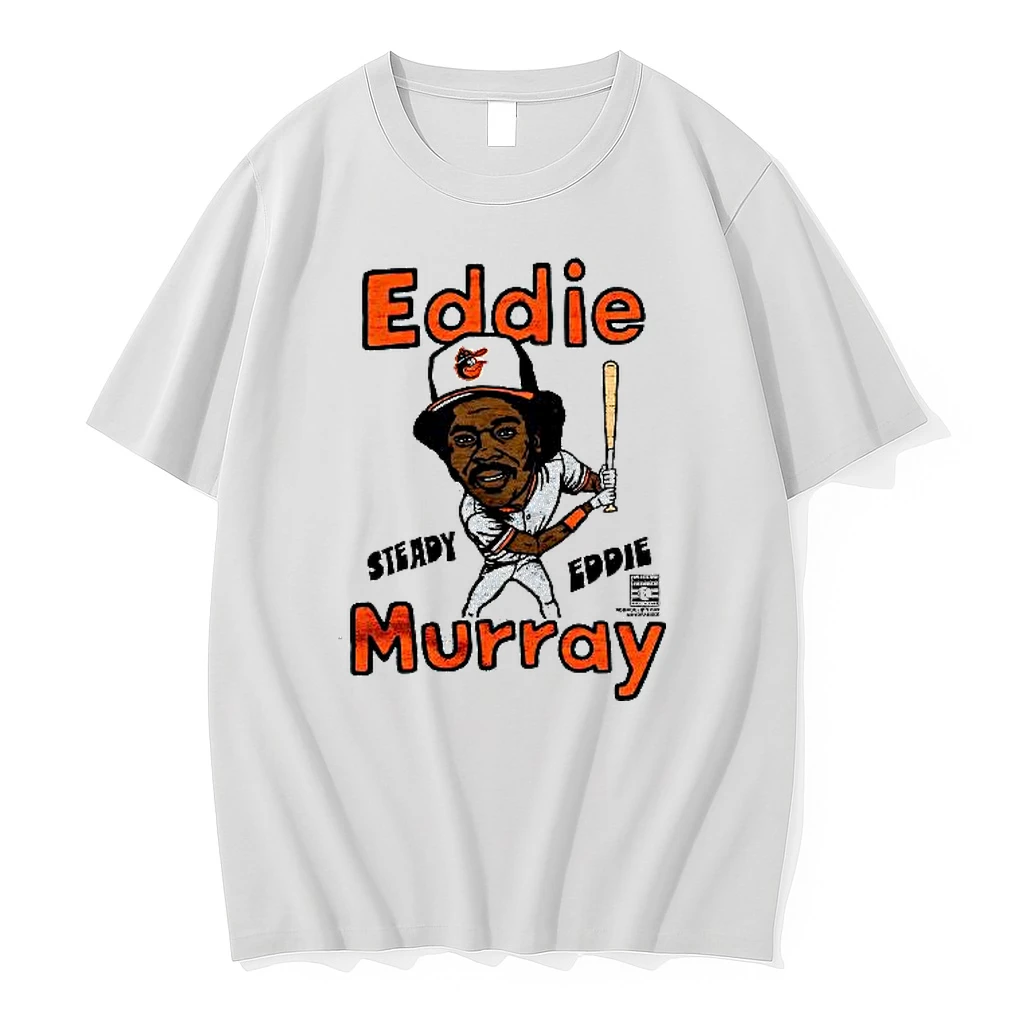 Eddie Murray Steady Eddie Baltimore Orioles Baseball Caricatures Woman Shirts