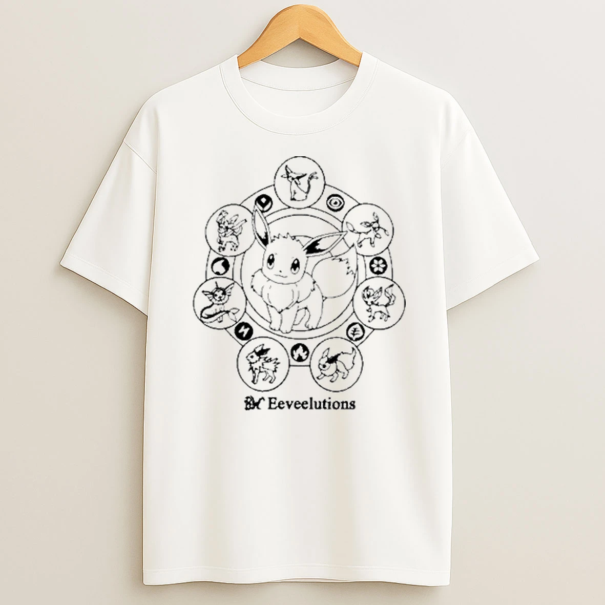 Eevee Pokemon 8thwndr Eeveelutions Tour 2026 Shirts