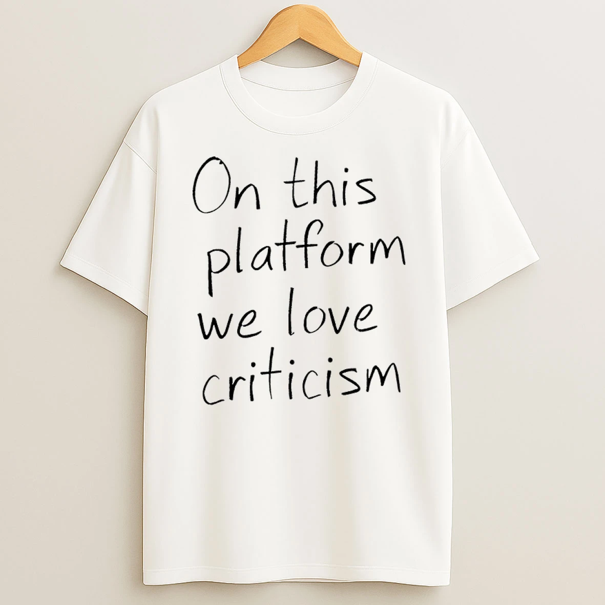 Elon Musk On This Platform We Love Criticism Shirts