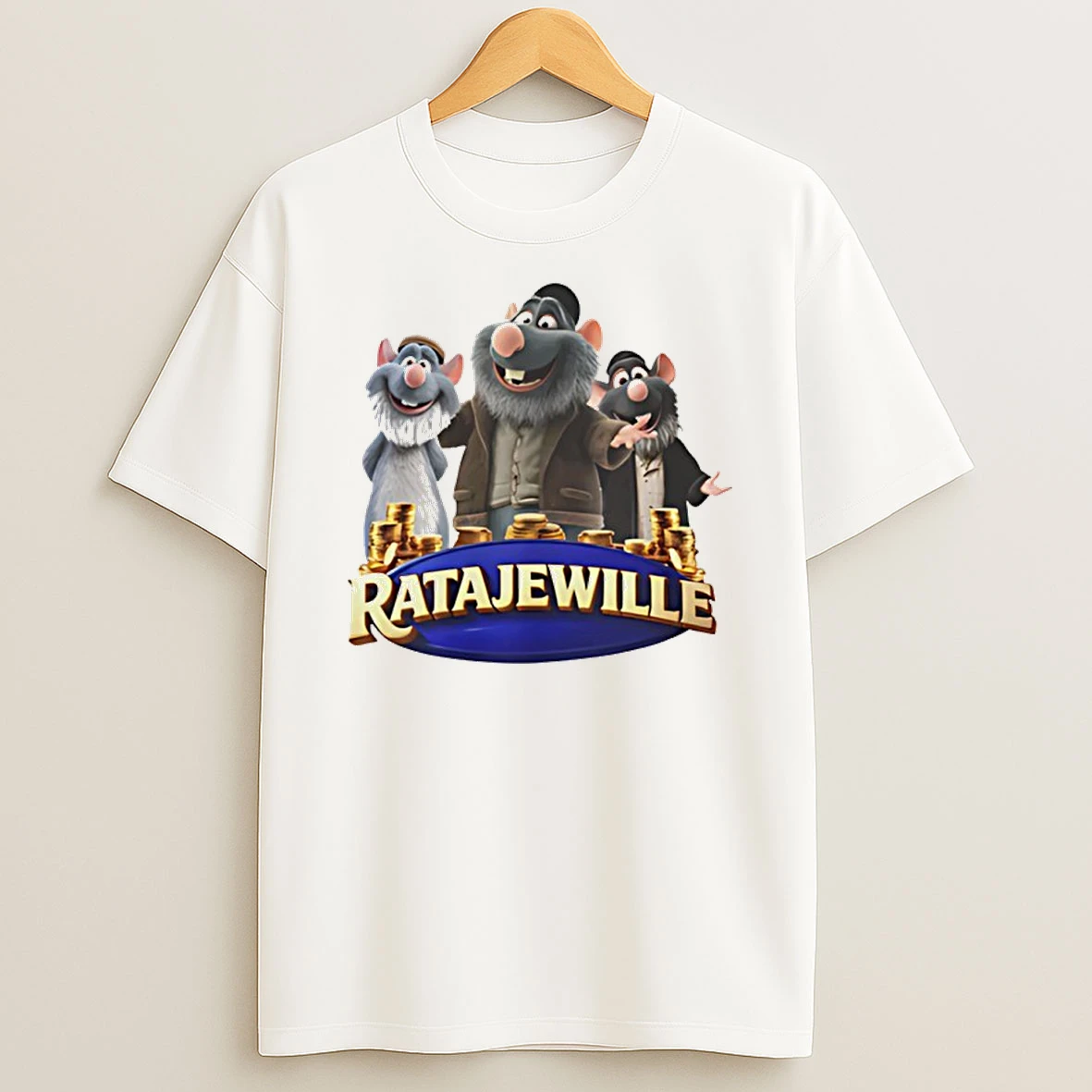 Emile Ratatouille Ratajewille Parody Shirts