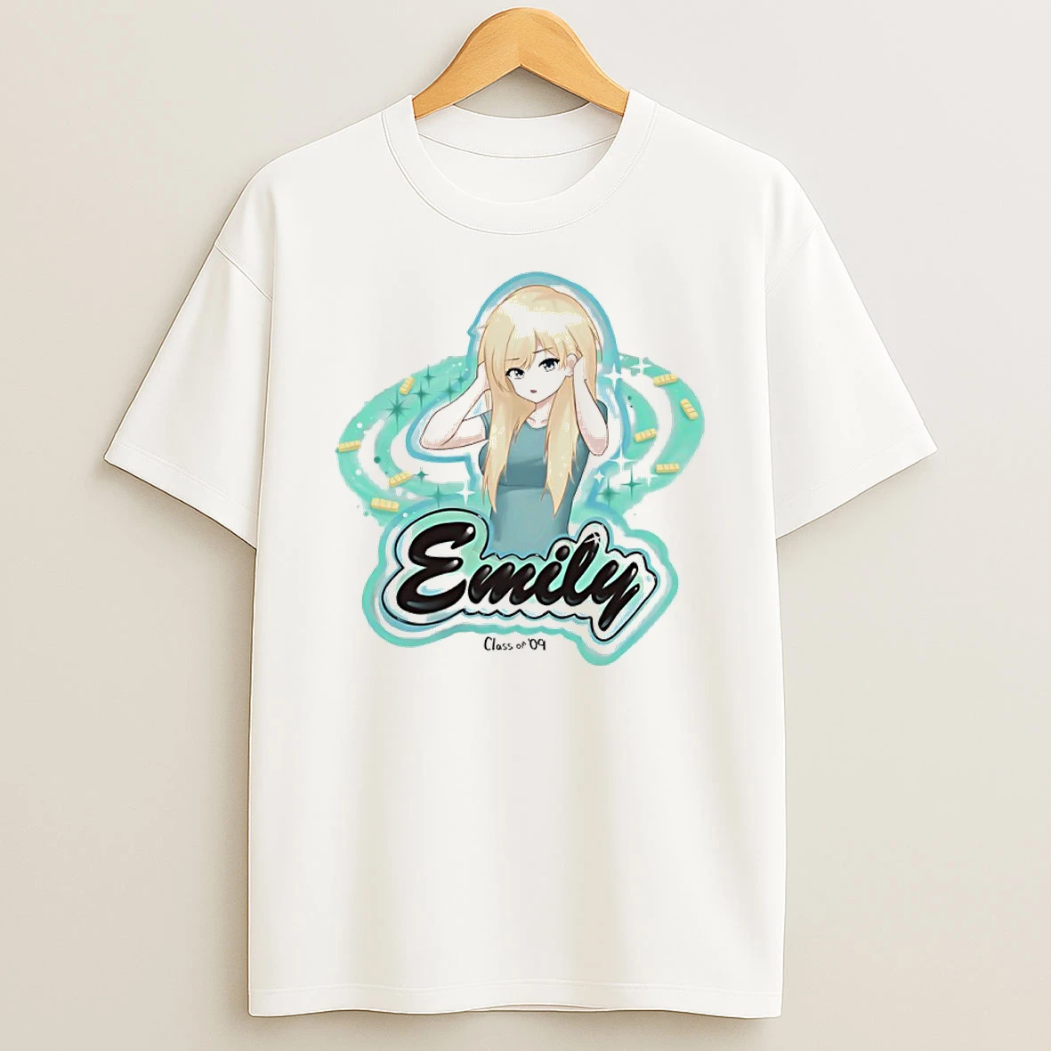 Emily Class Of 09 Airbrush 90s Bootleg Shirts
