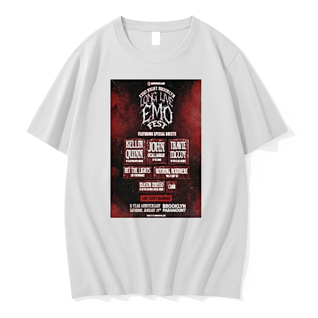 Emo Night Brooklyn Tour Jan 24 2026 Brooklyn Paramount Shirts