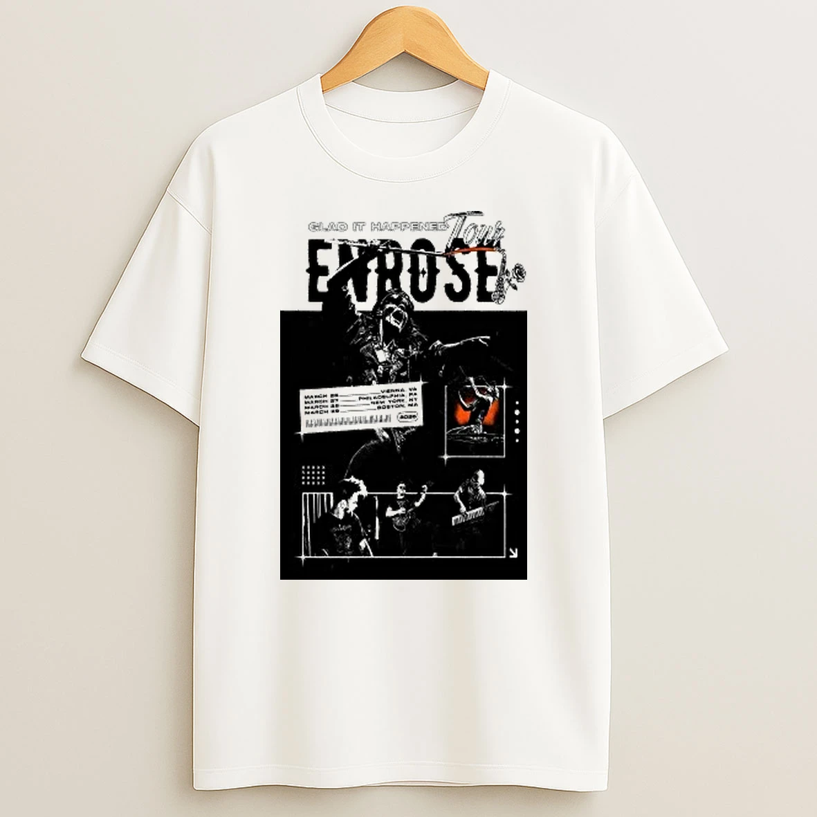 Enrobe Glad It Happened Mini Tour 2026 Shirts