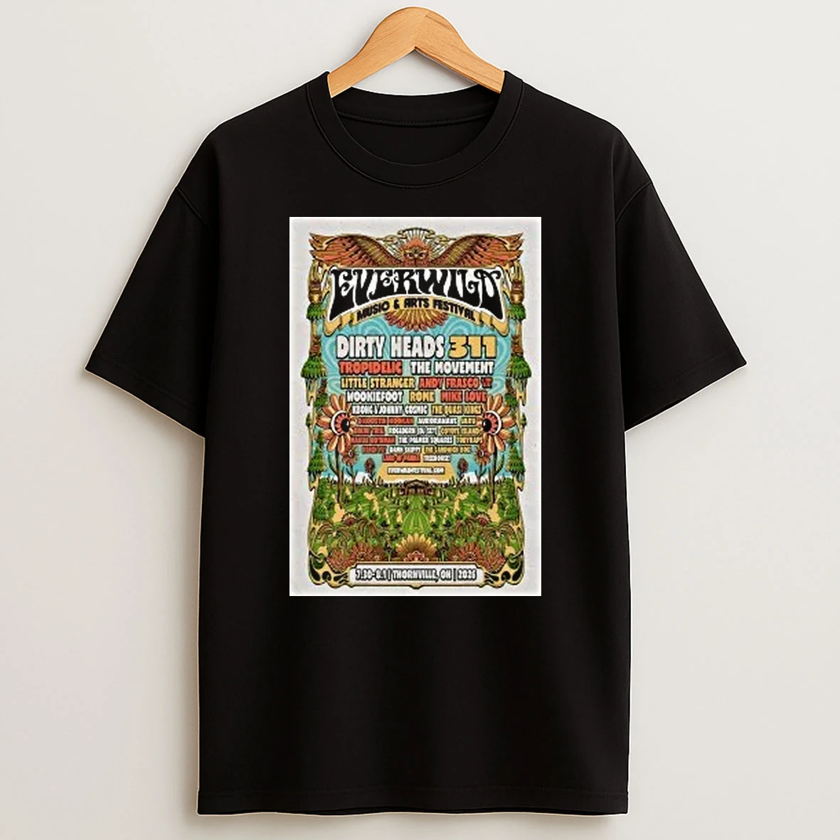 Everwild Music And Arts Festival 7 30 8 1 2026 Thornville Oh Shirts