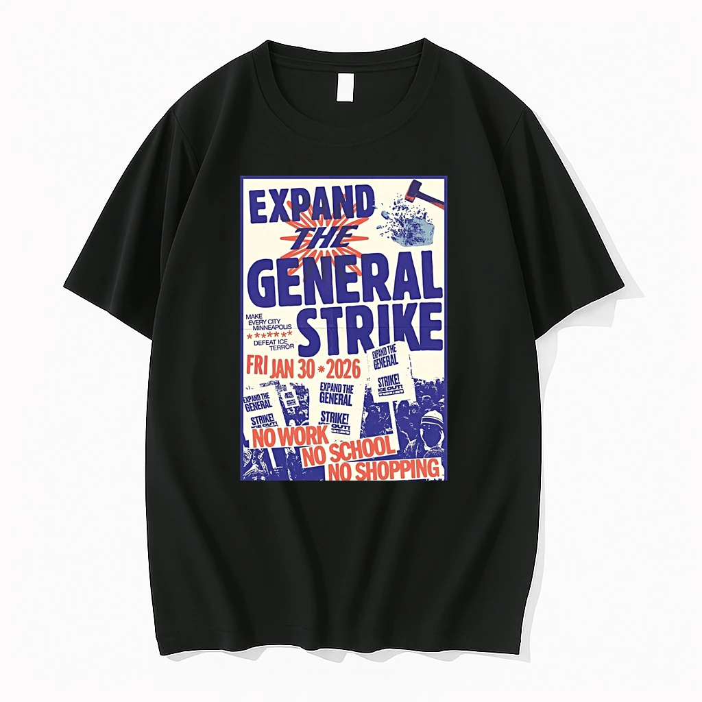 Expand The General Strike January 30 2026 No Work No School No Shopping Shirts