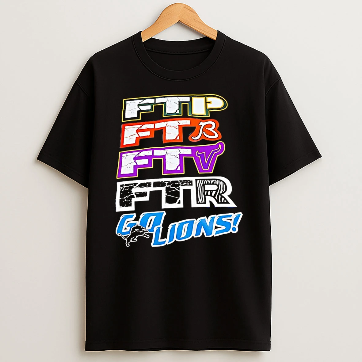Ftp Ptb Ptv Ftr Go Lions Shirts