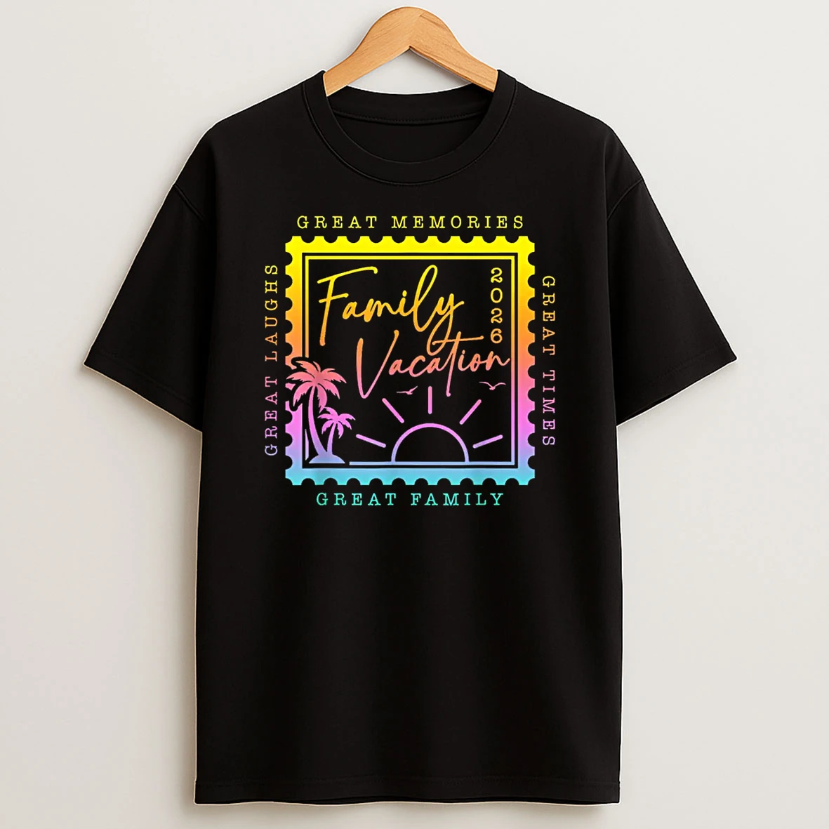 Family Vacation 2026 Summer Vacation Matching Family Reunion Shirts