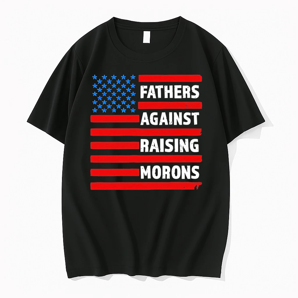 Fathers Against Raising Morons Usa Flag Shirts