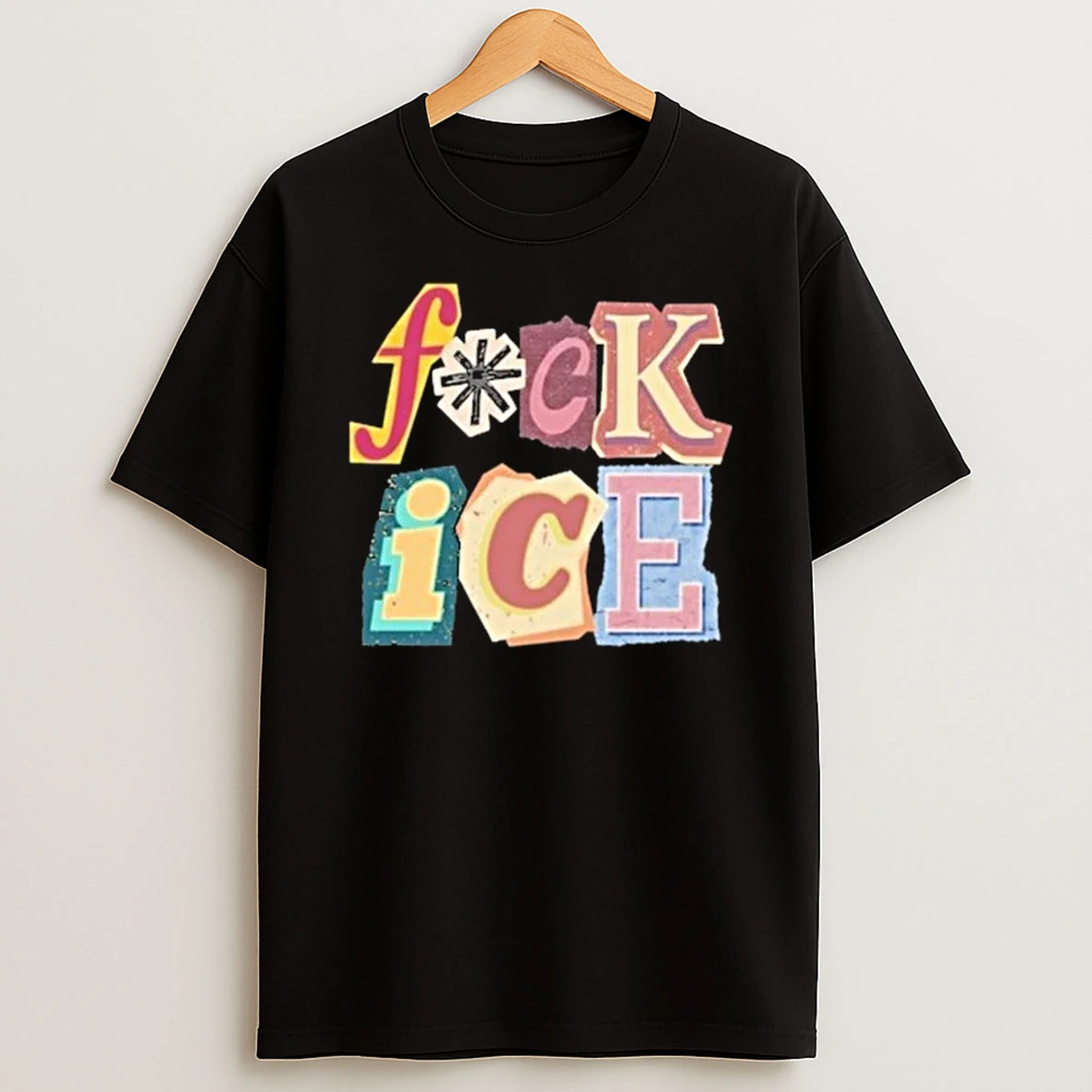 Fck Ice Magazine Letters Tour 2026 Shirts