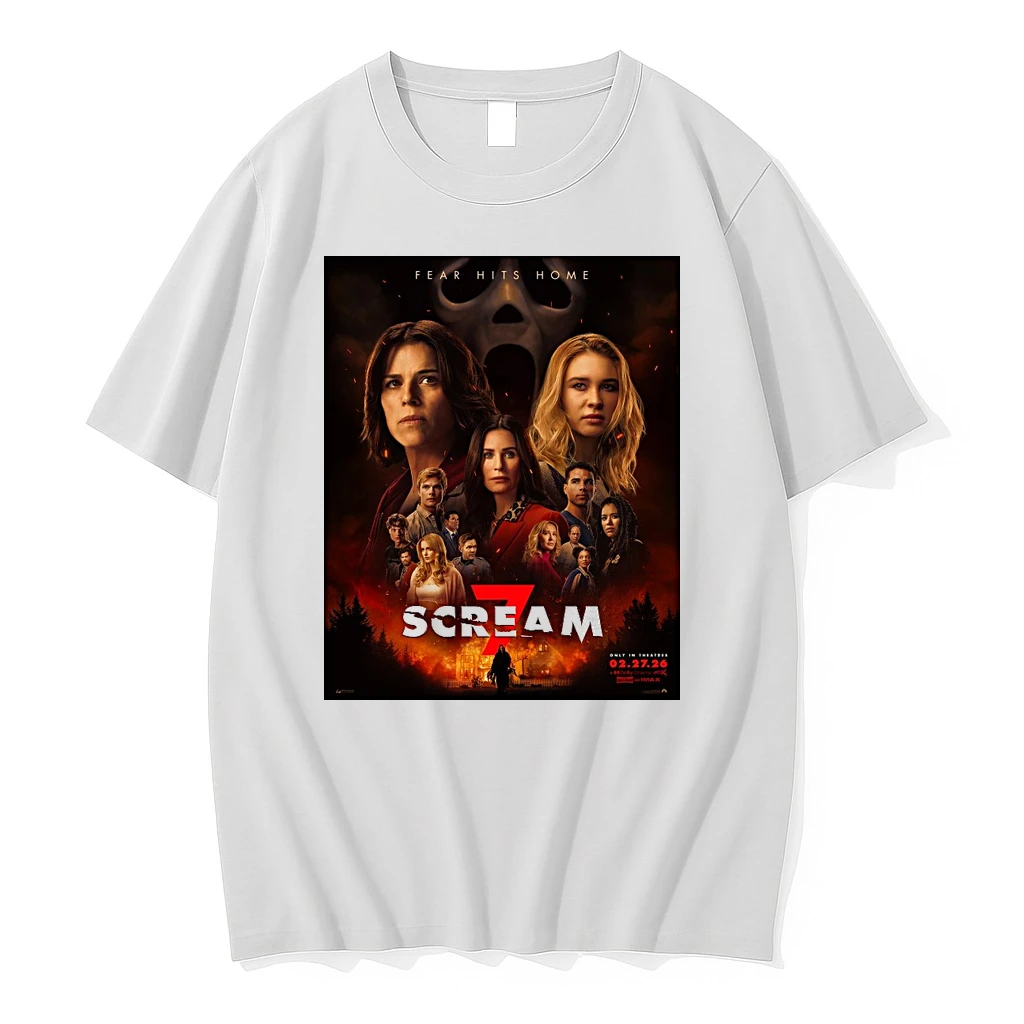 Fear Hit Home Scream 7 Only In Theatres February 27 2026 Shirts