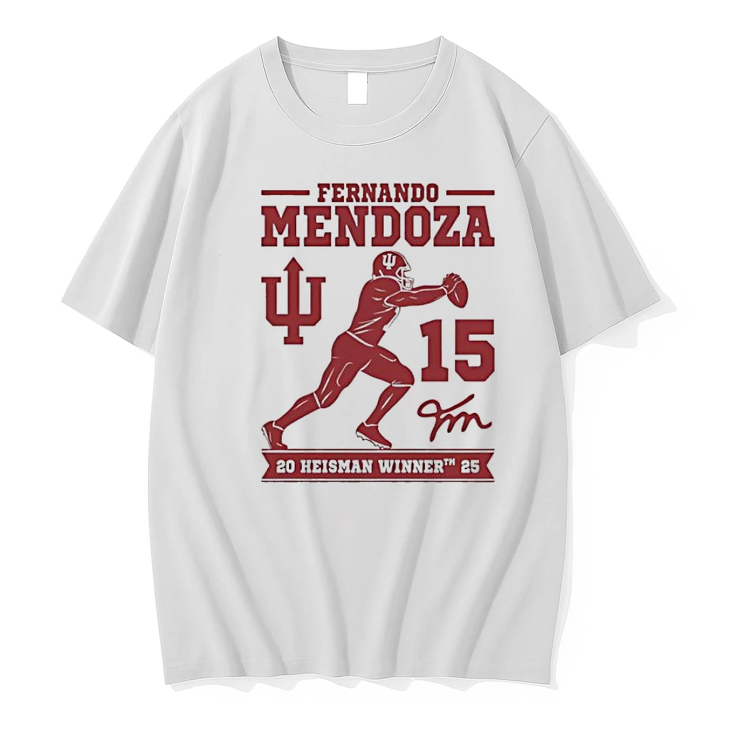 Fernando Mendoza Indiana Hoosiers Heisman Winner Shirts