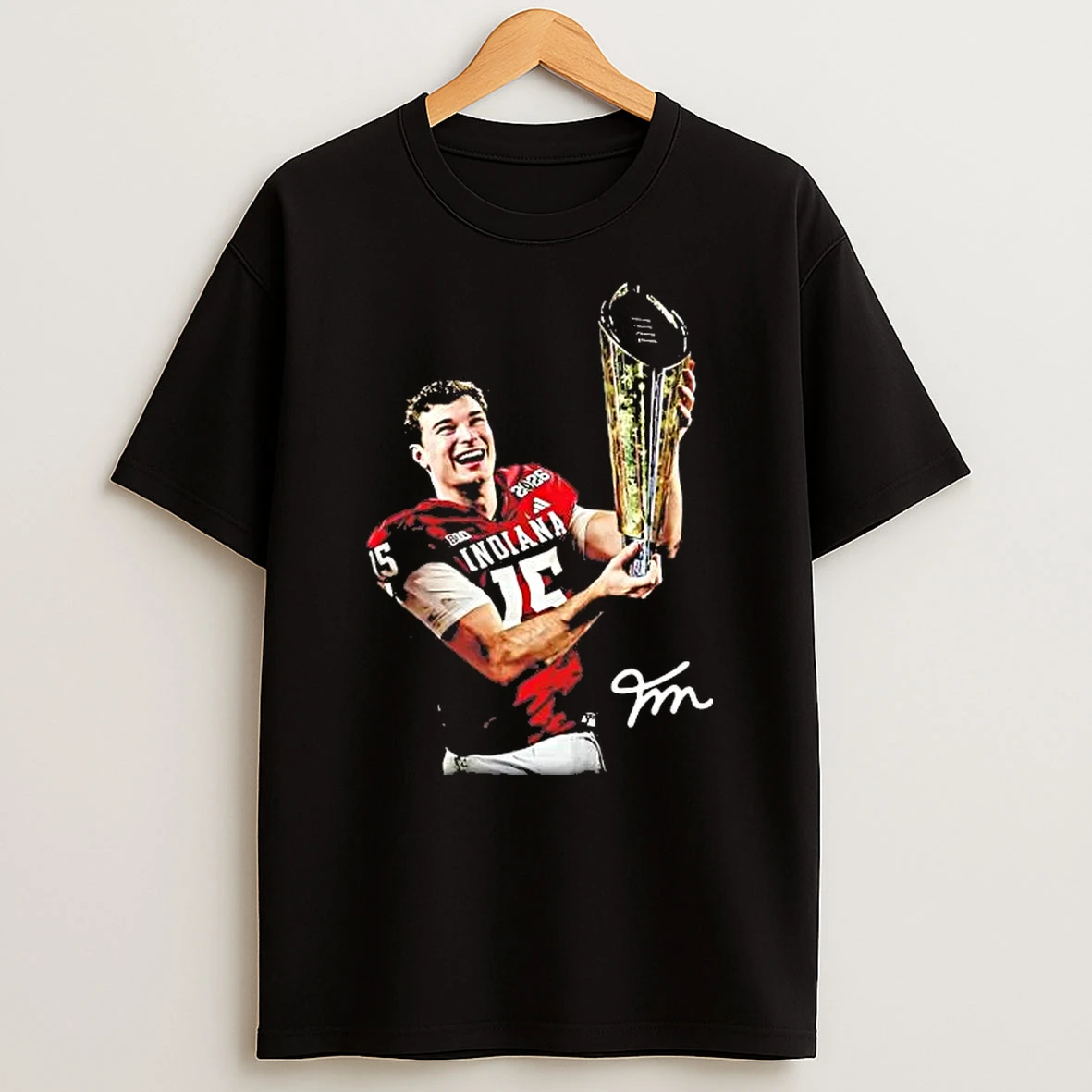 Fernando Mendoza Celebration Trophy National Champions Shirts