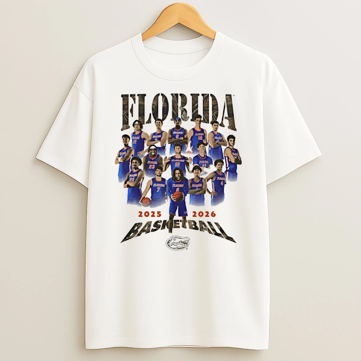 Florida Gators Mens Basketball 2025 2026 All Team Graphic Shirts