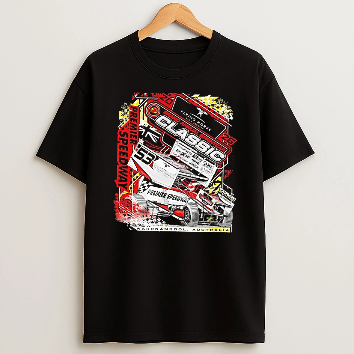 Flying Horse Grand Annual Sprintcar Classic Premier Speedway Warrnambool Australia 2026 Shirts