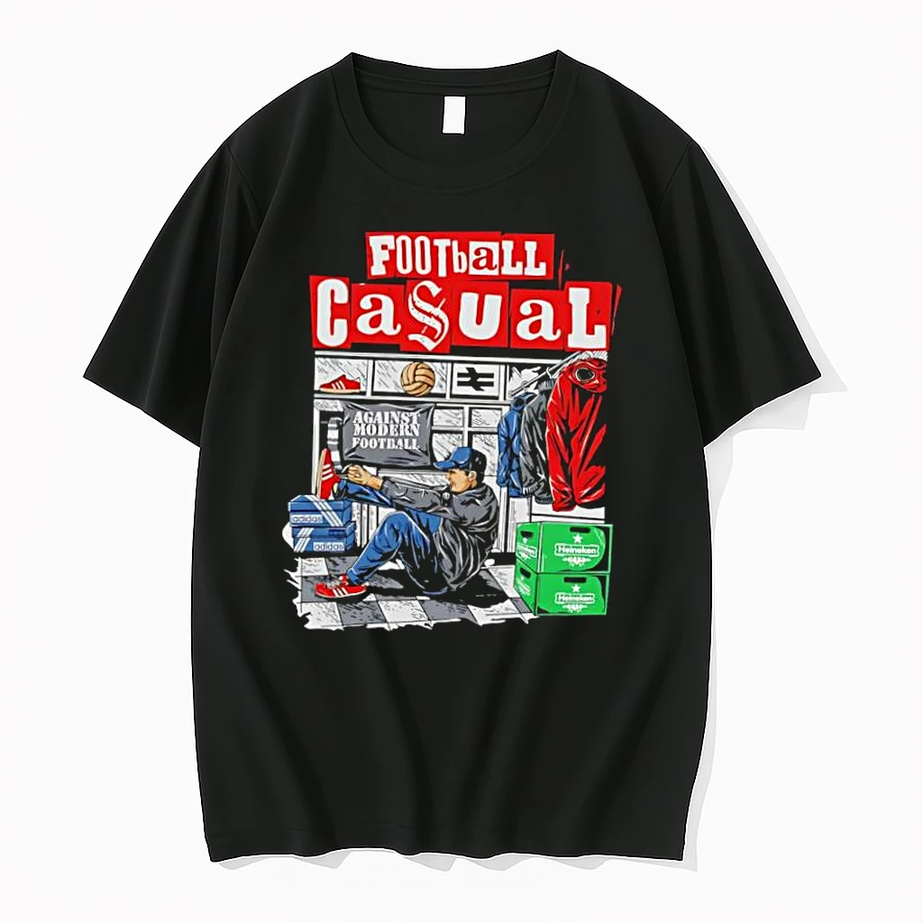Football Casual Against Modern Football Adidas Heineken Culture Graphic Shirts
