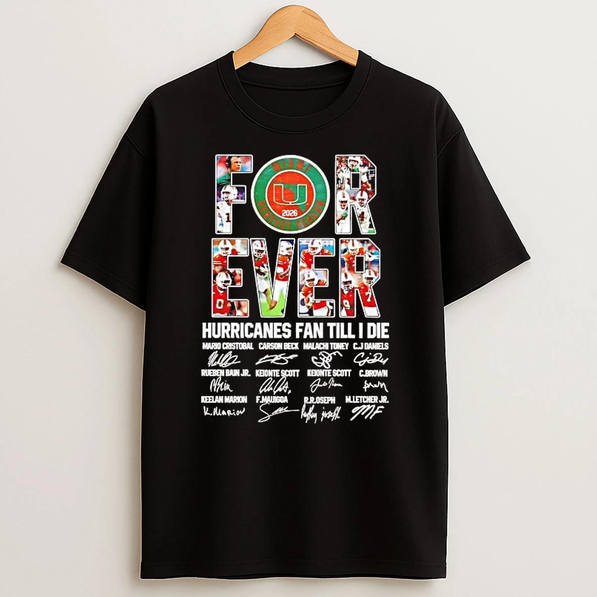 Forever Hurricanes Fan Till I Die 2026 Team Players Shirts