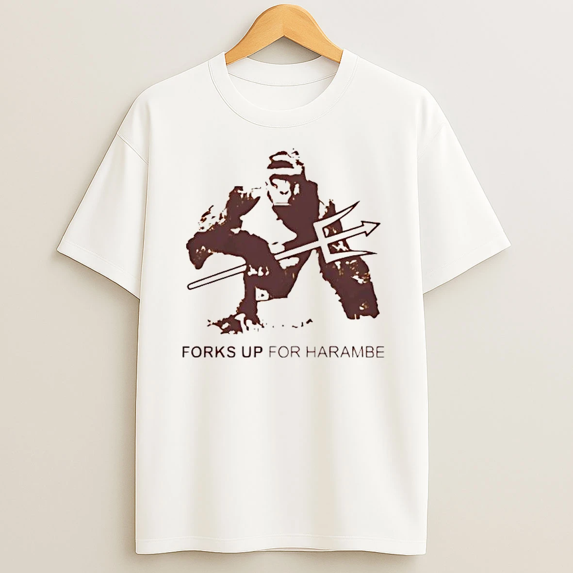 Forks Up For Harambe Arizona State Sun Devils Shirts