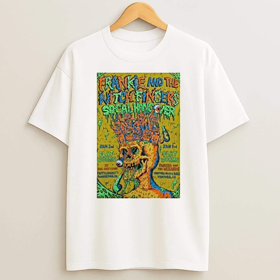 Frankie And The Witch Fingers Apr 3 2026 Ventura Ca Shirts