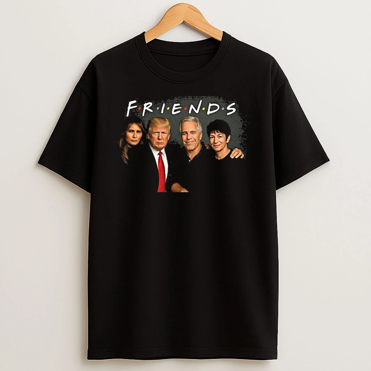 Friends Donald Trump Melania Trump And Jeffrey Epstein Ghislaine Maxwell Woman Shirts