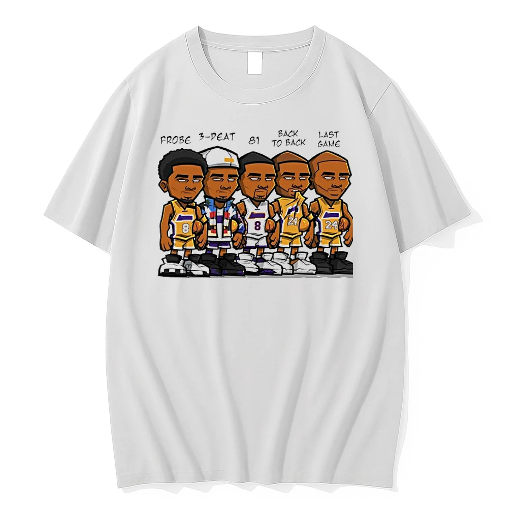 Frobe 3 Peat 81 Back To Back Last Game Nba Player Cartoon Shirts